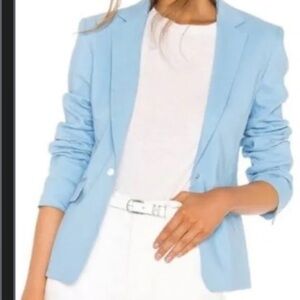 Rag and bone 2 blue linen Blazer